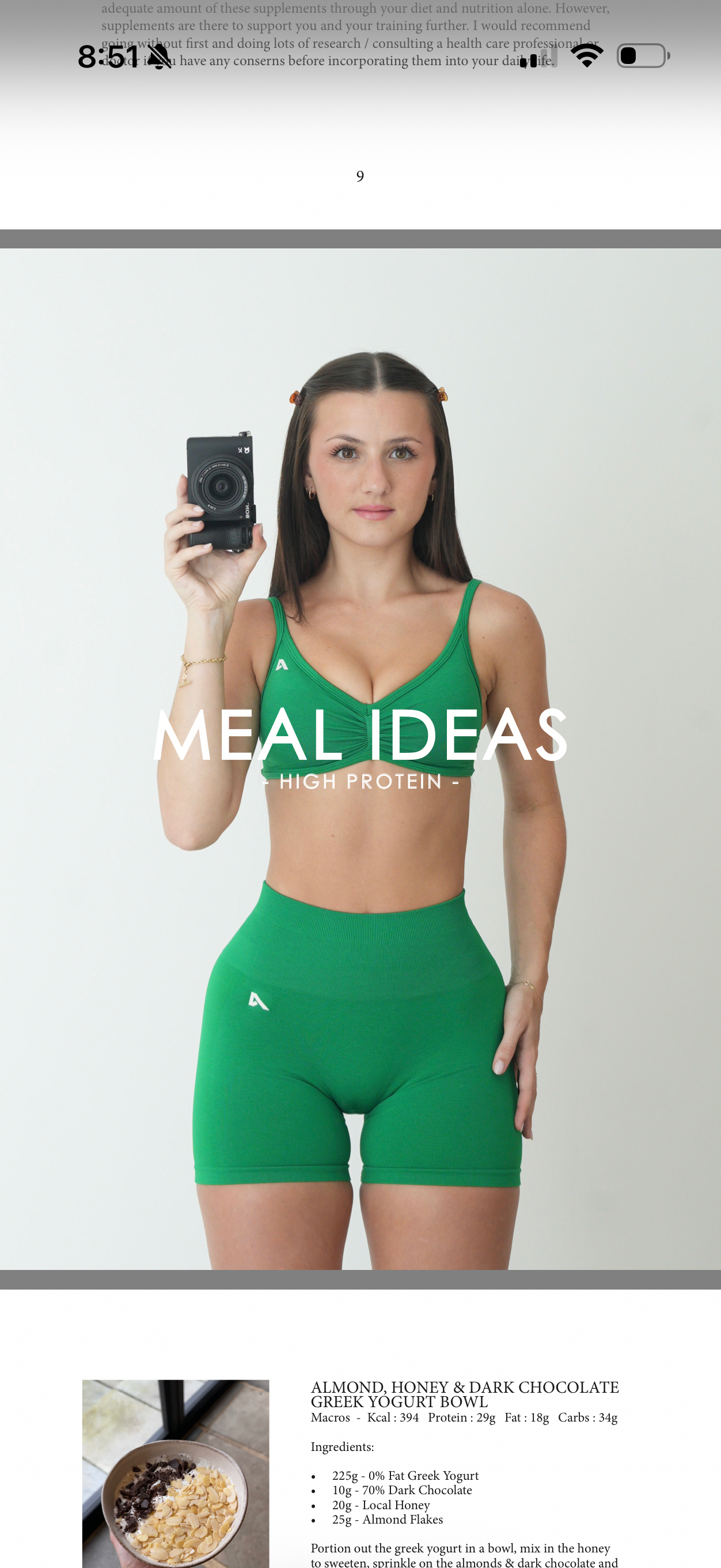 How I Grew My Glutes + High Protein Meal Ideas